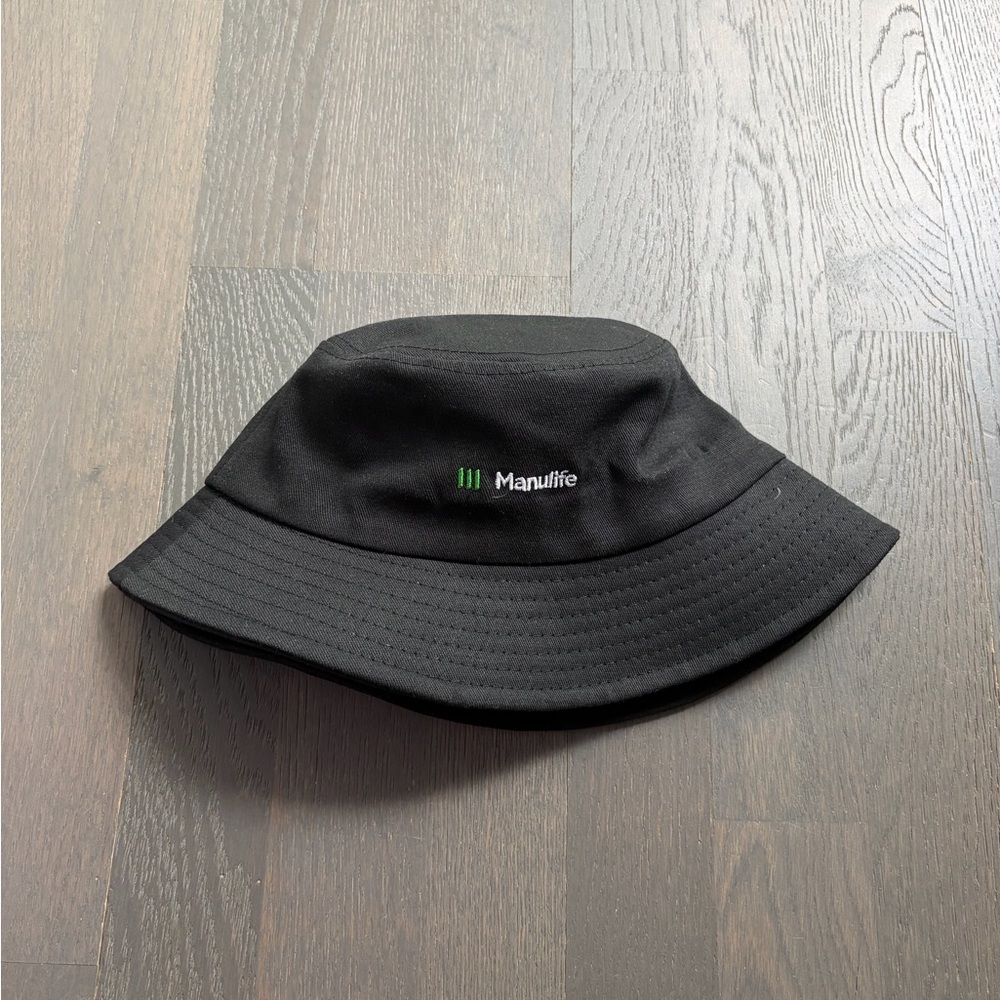 Manulife black bucket hat